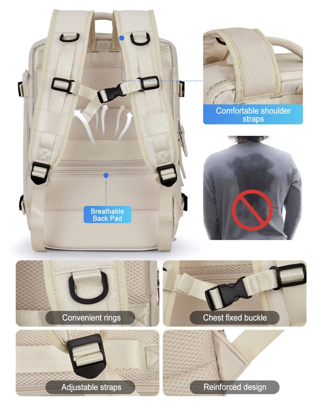 Urban Voyager Laptop Backpack ( No Powerbank )