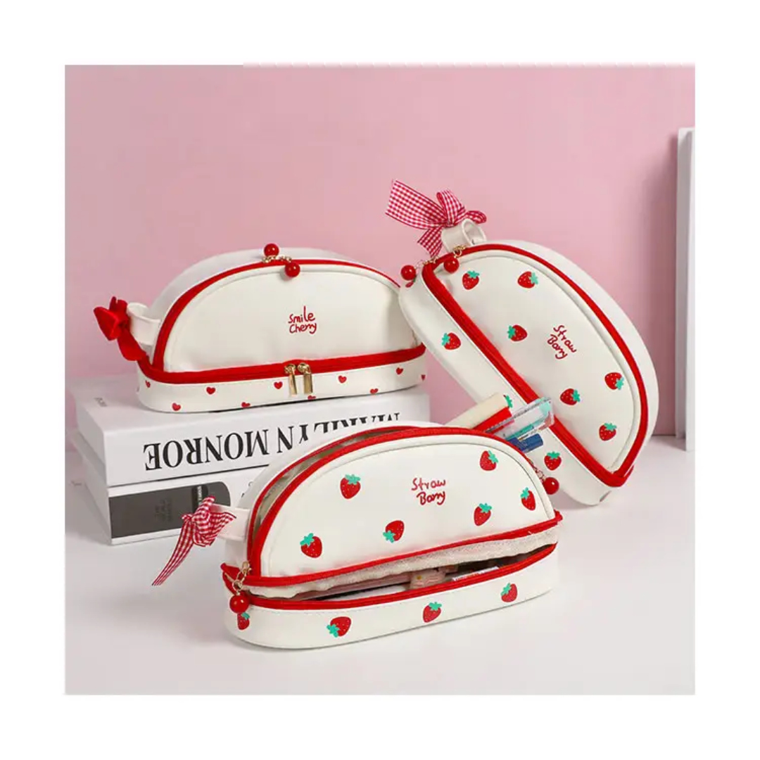 Strawberry Kiss Vanity Pouch