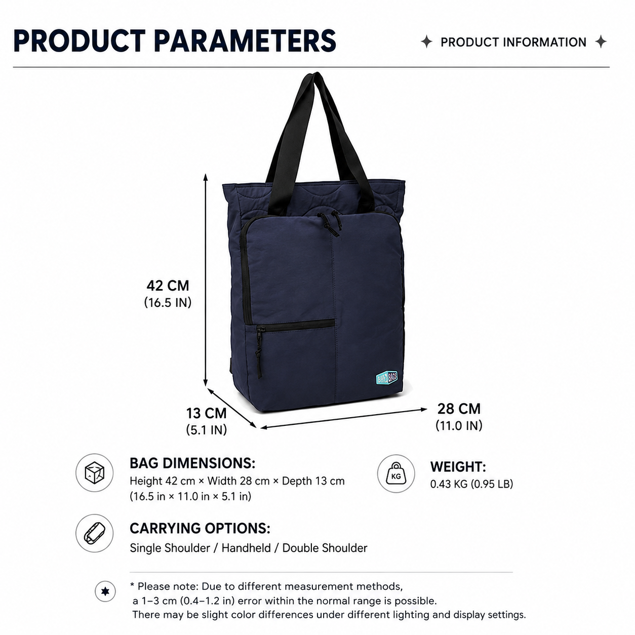 Lucien Versa Tote – Convertible Laptop & Travel Tote Bag