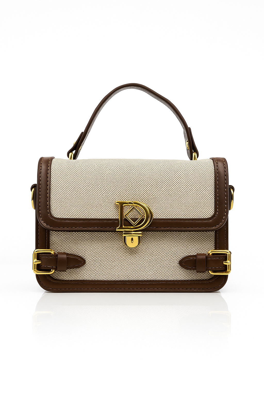 Heritage Buckle Canvas Satchel