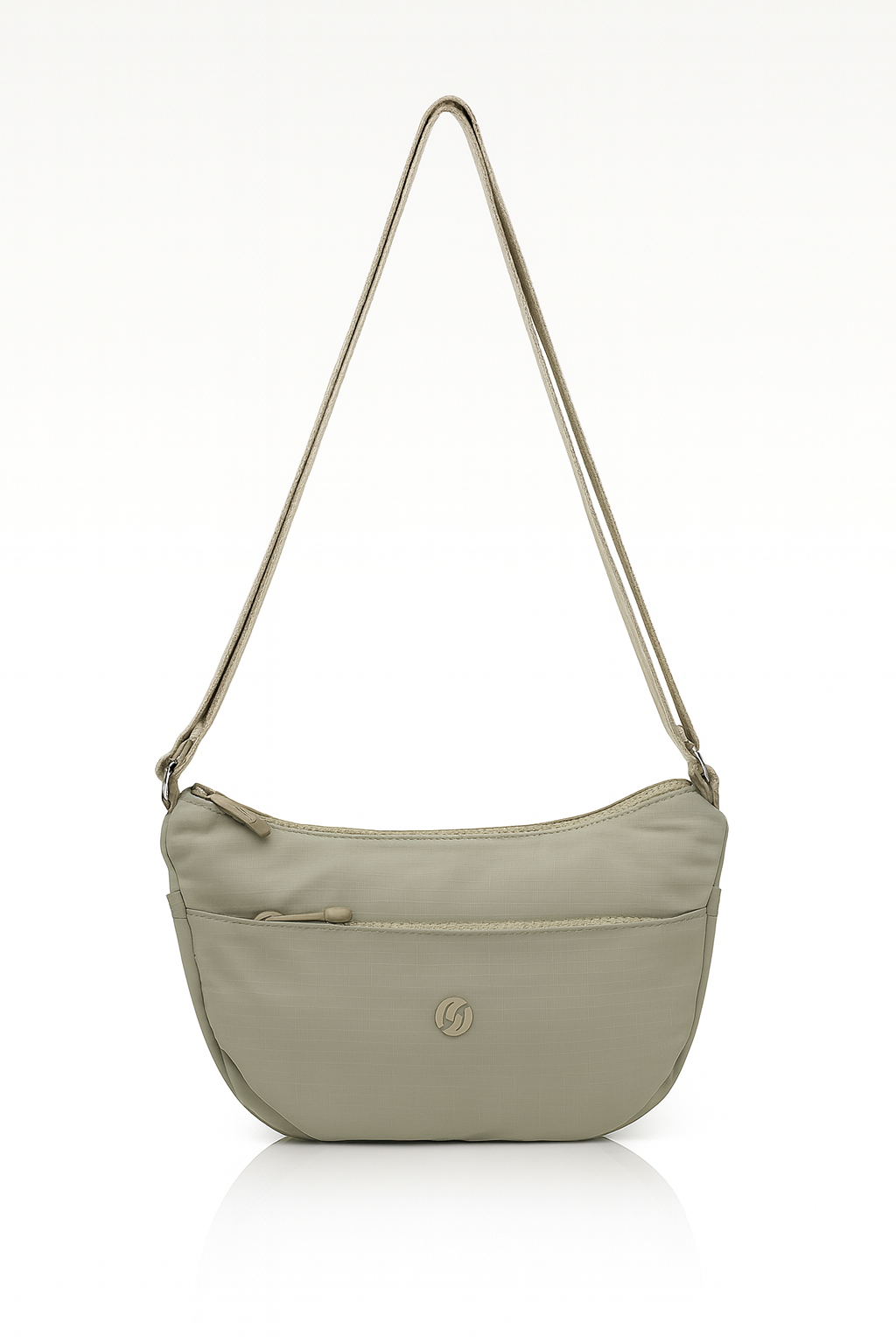 Lime Arc Shoulder Bag