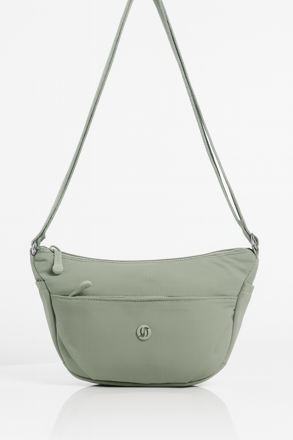 Lime Arc Shoulder Bag