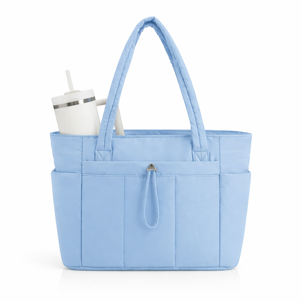 Taupe Luxe Utility Tote