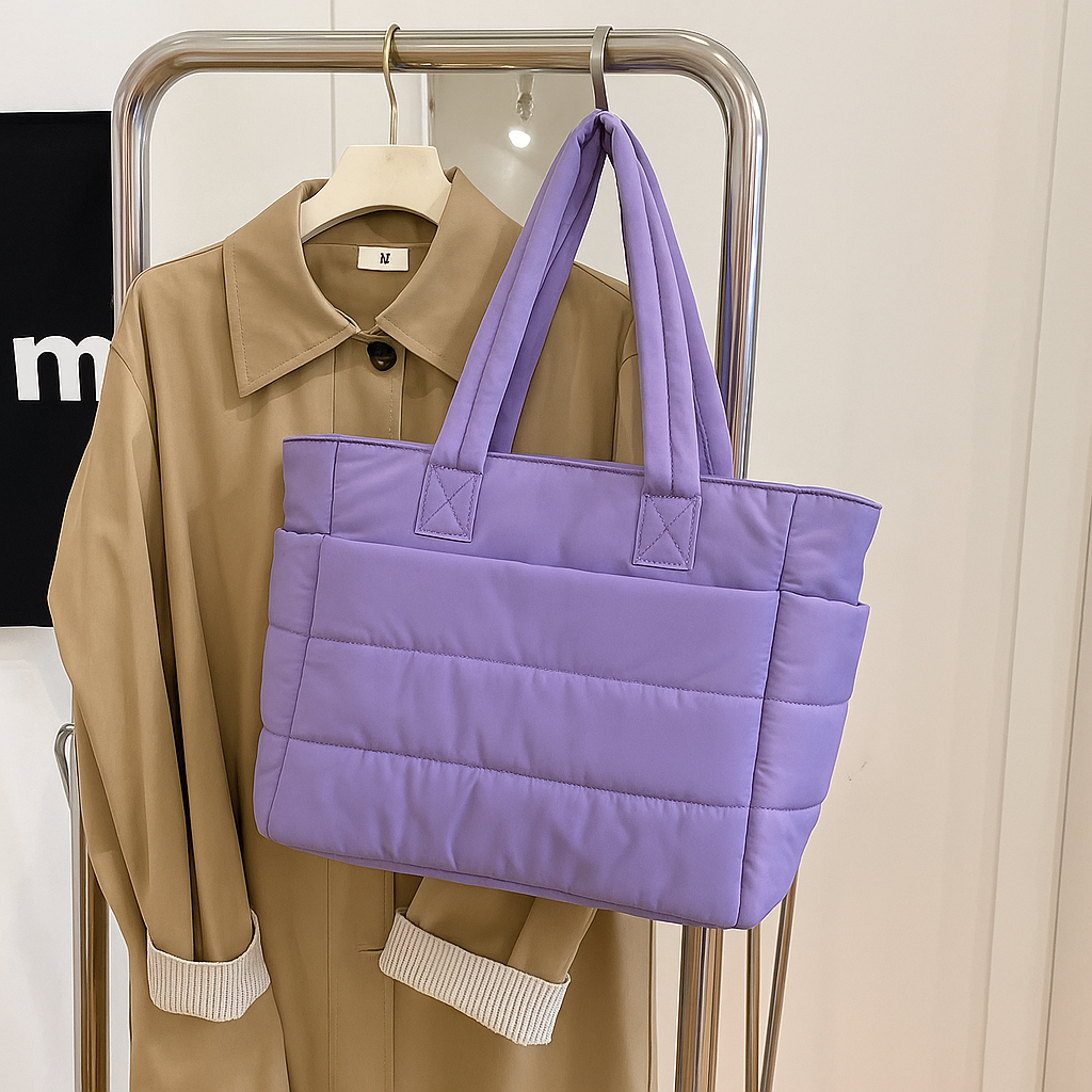 Lucien Puffer Tote bag