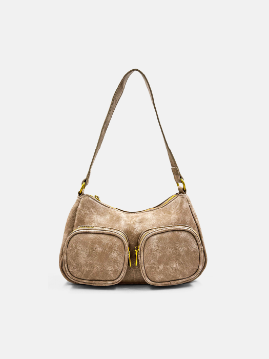 Taupe Harmony Shoulder Bag