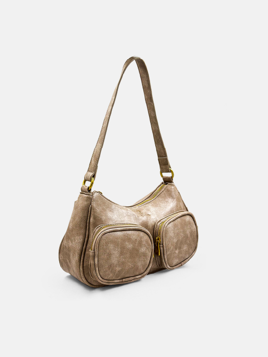 Taupe Harmony Shoulder Bag