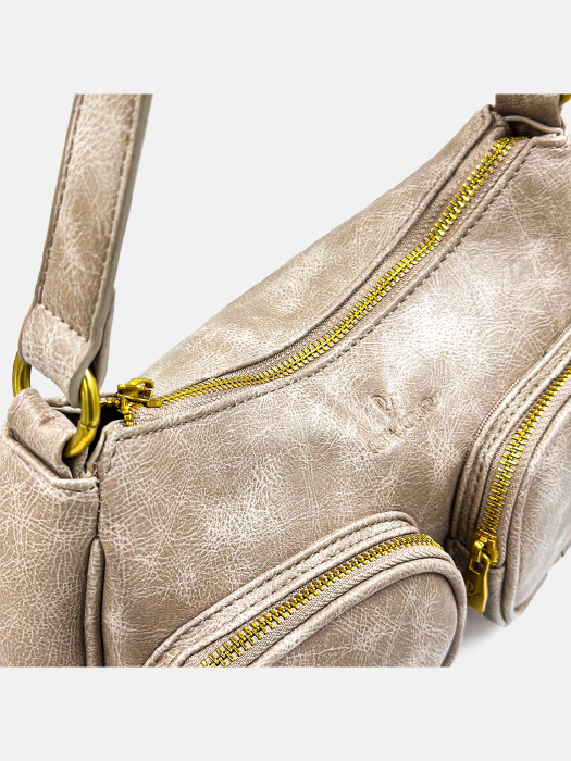 Taupe Harmony Shoulder Bag