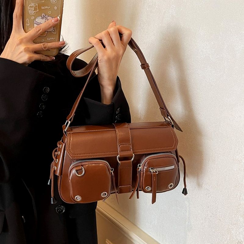 Eclipse Utility Bag — vegan leather utility bag for women