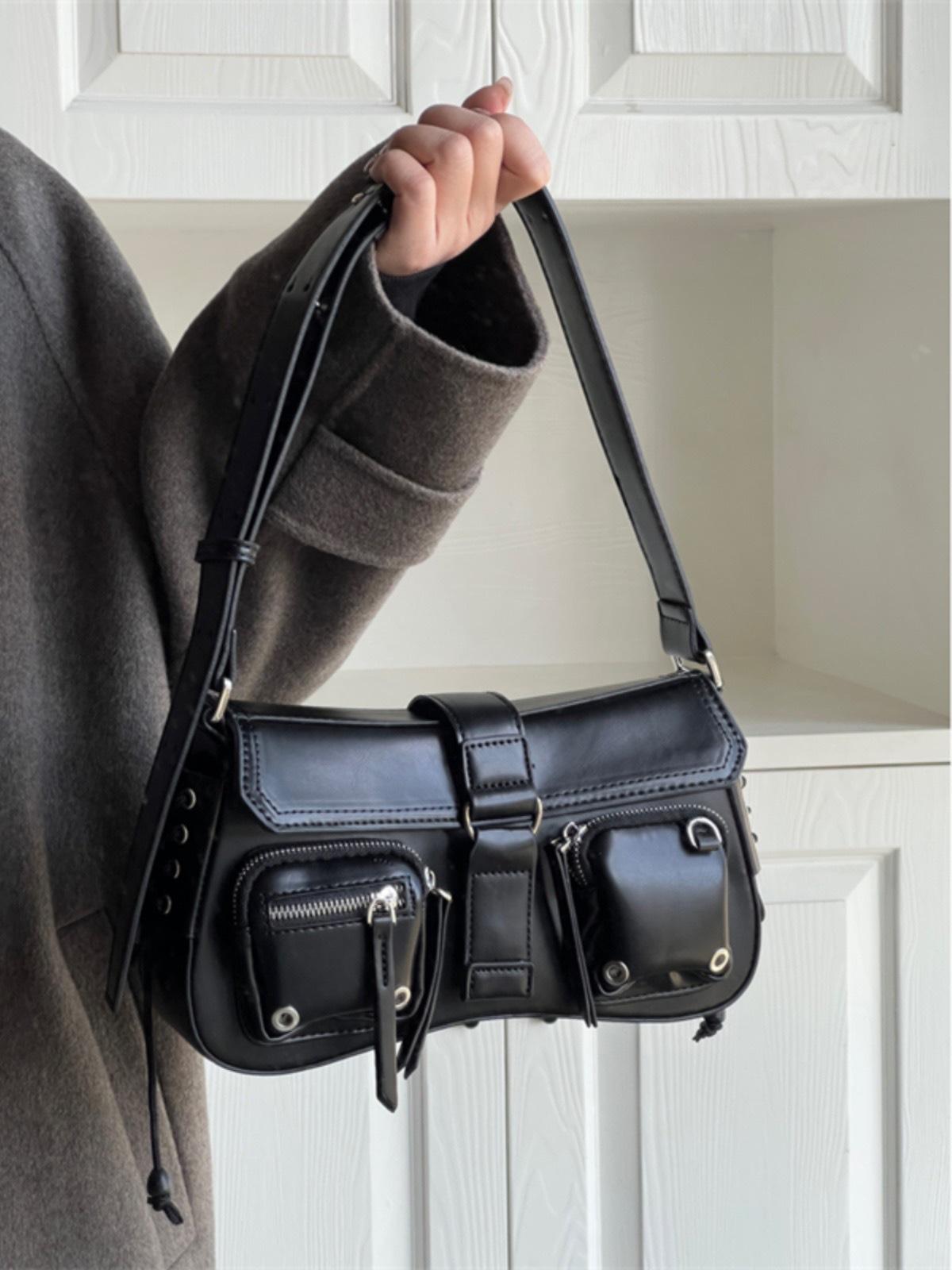 Eclipse Utility Bag — vegan leather utility bag for women