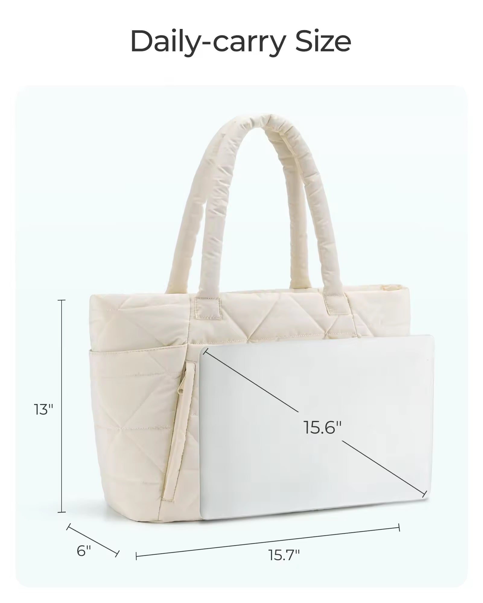 Rosecloud Quilted Tote