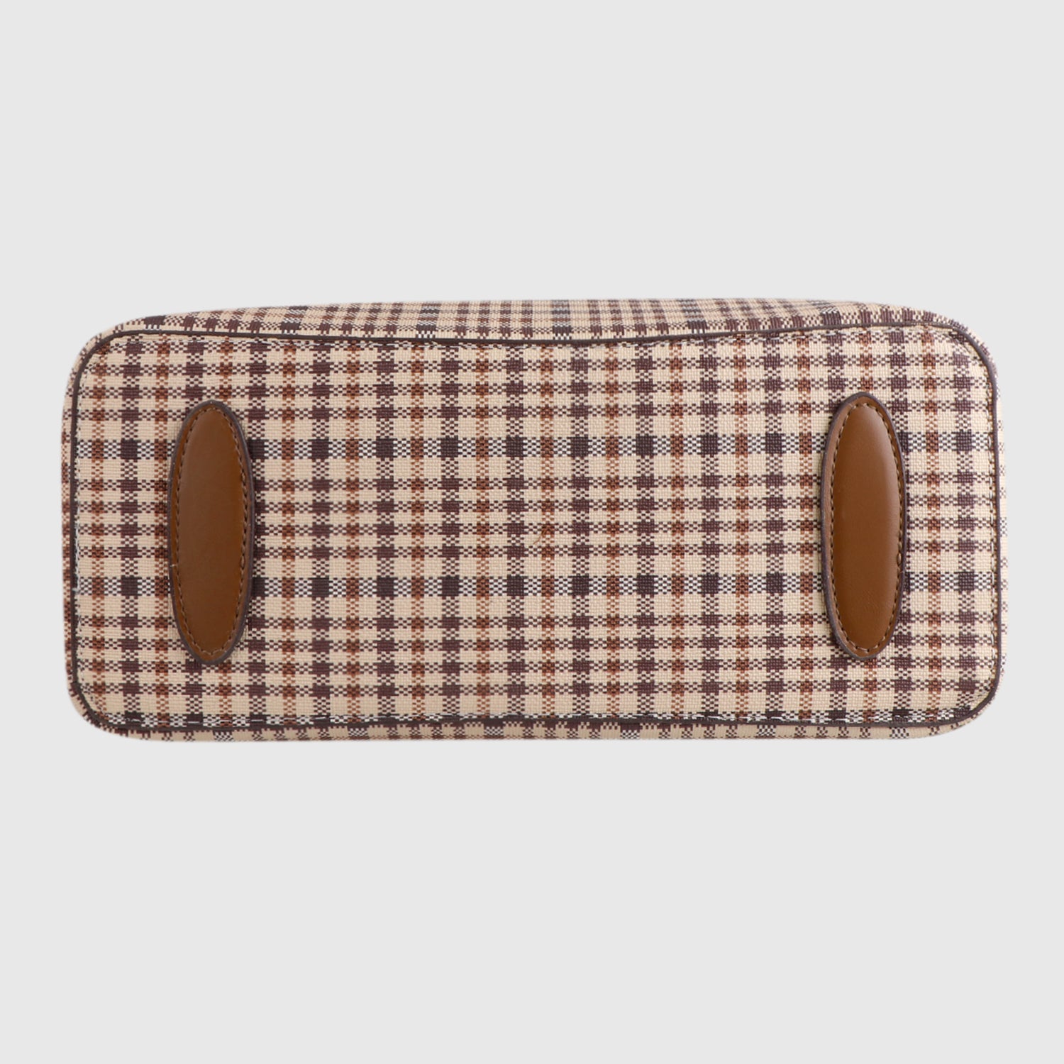 Plaid Blossom Tote
