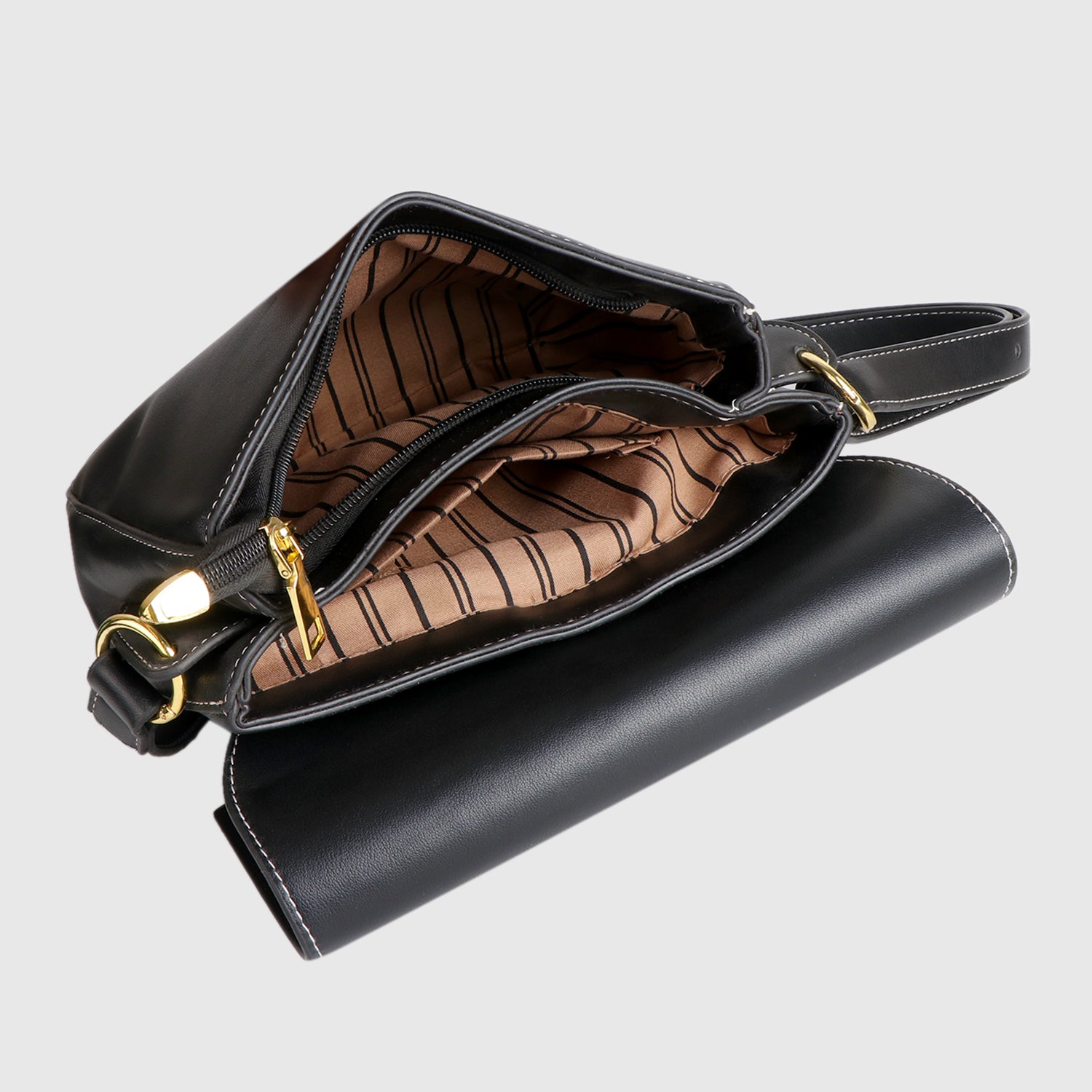 Midnight Saddle Crossbody