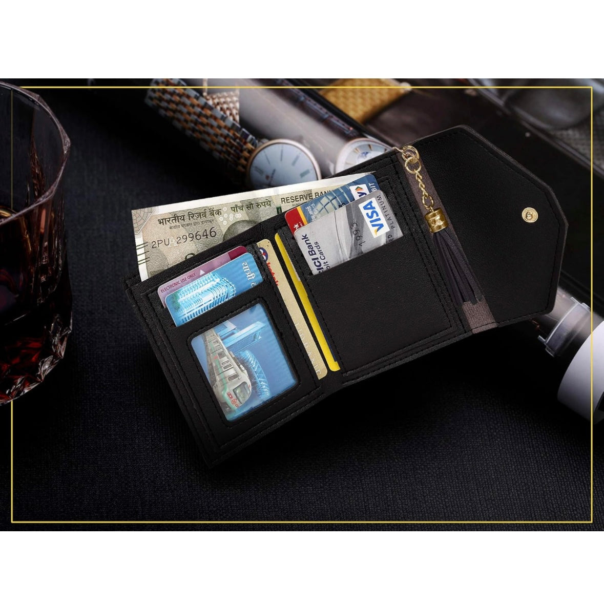 Lucien Women Carrot Wallet