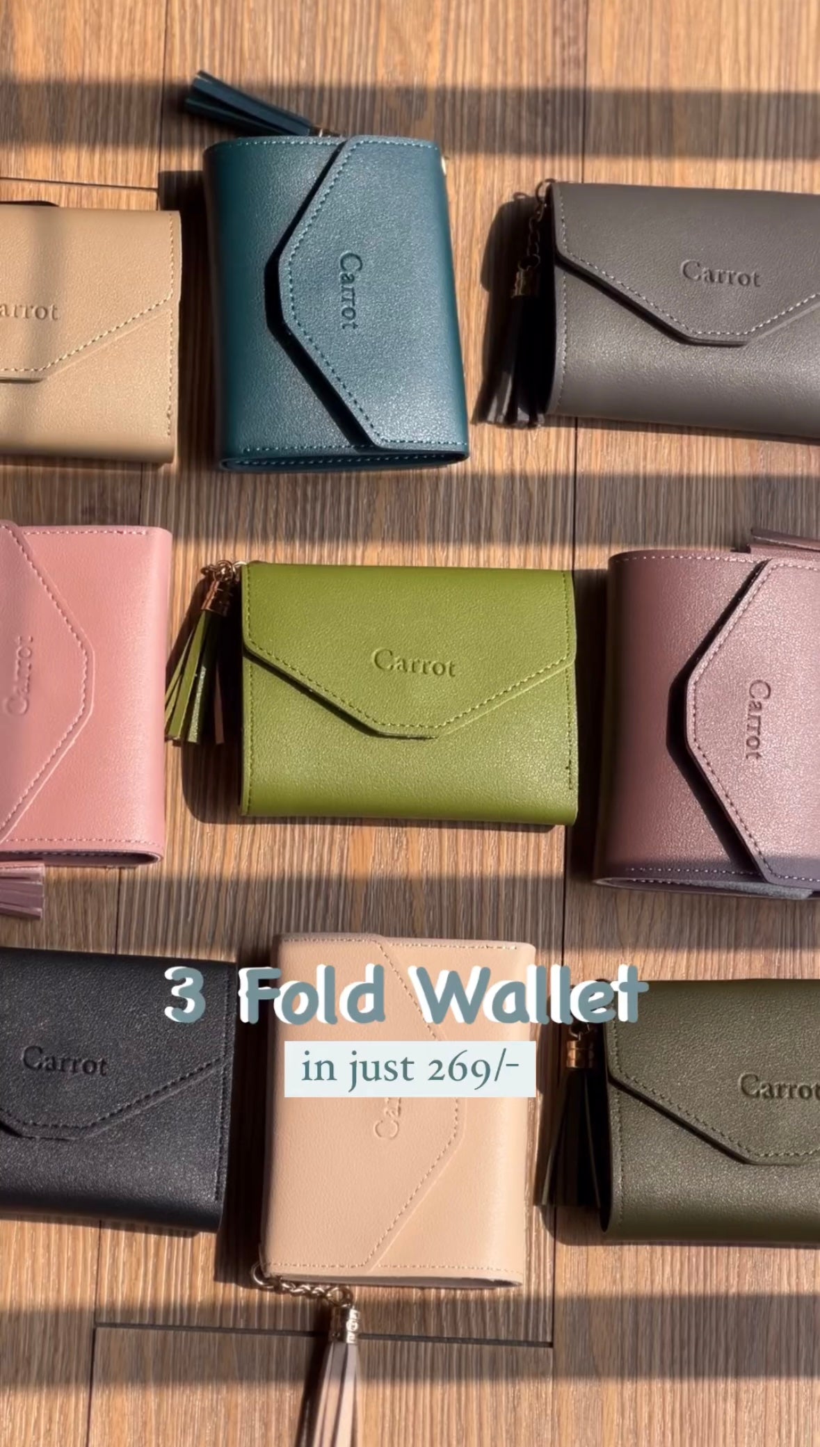 Lucien Women Carrot Wallet