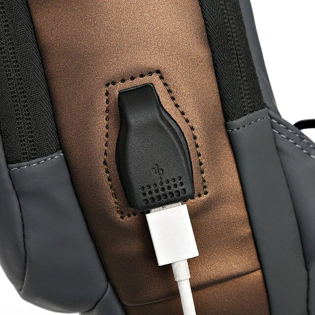 Unisex Anti theft cross body backpack