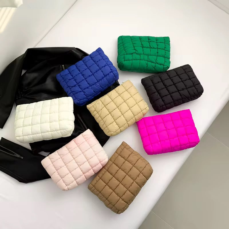 Verde Quilted Clutch