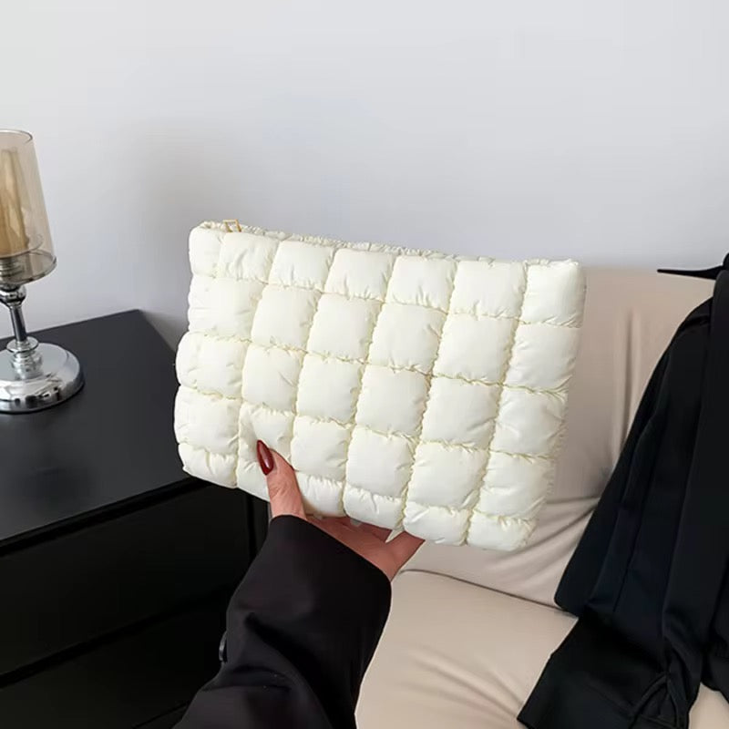 Verde Quilted Clutch