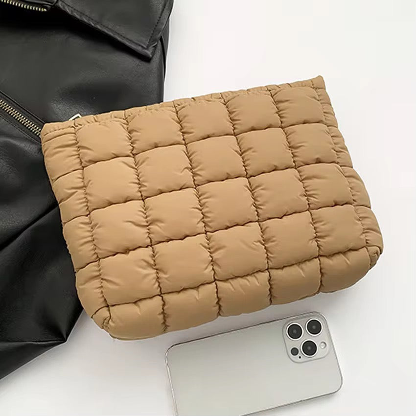 Verde Quilted Clutch