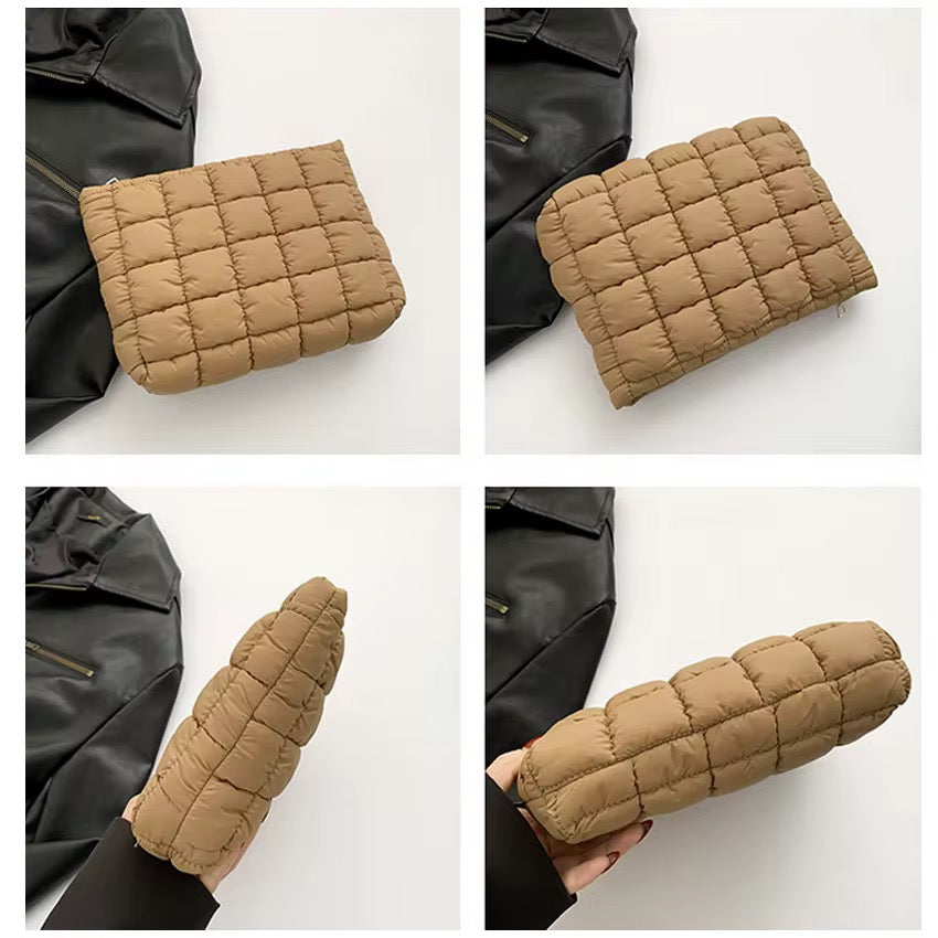 Verde Quilted Clutch
