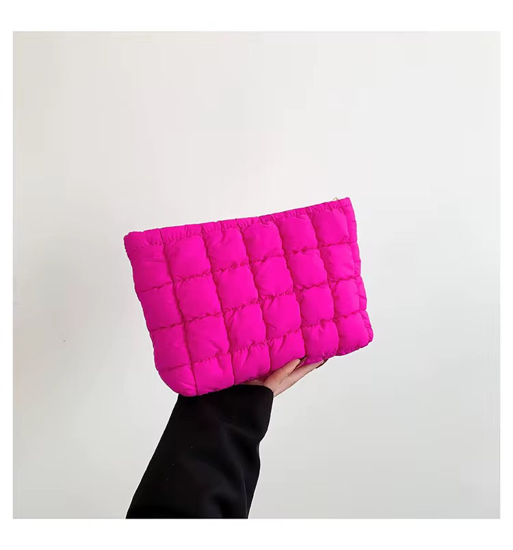 Verde Quilted Clutch