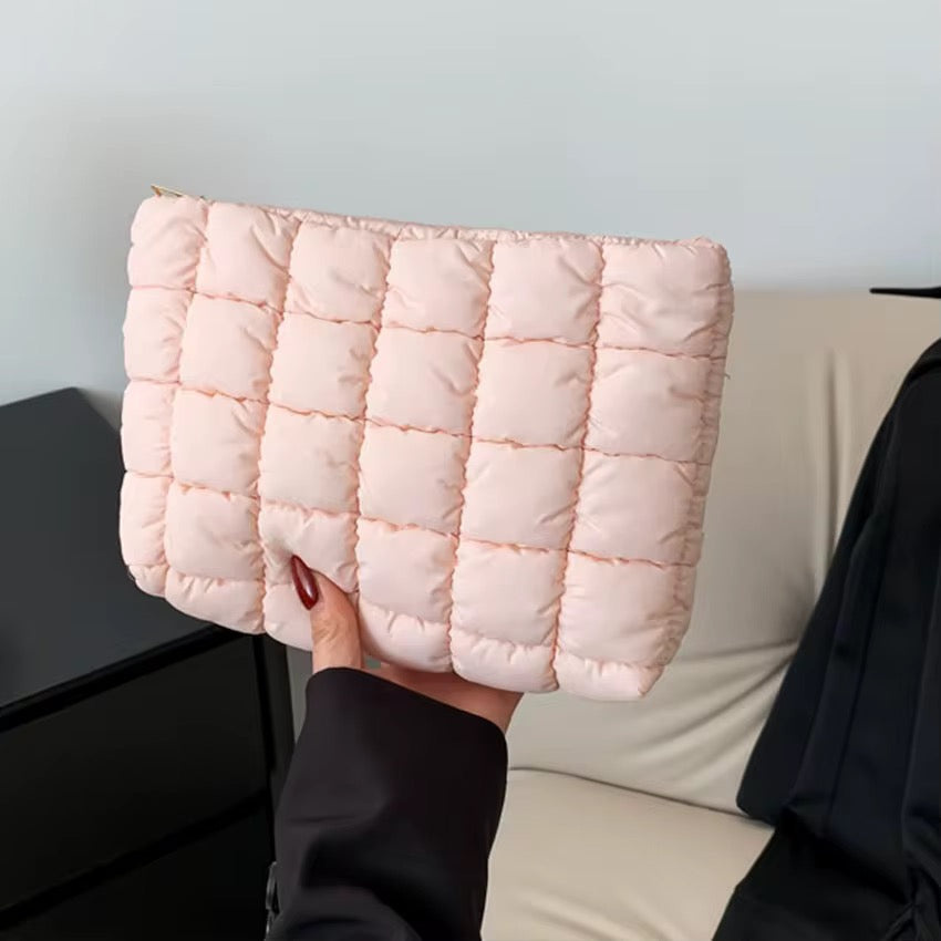 Verde Quilted Clutch