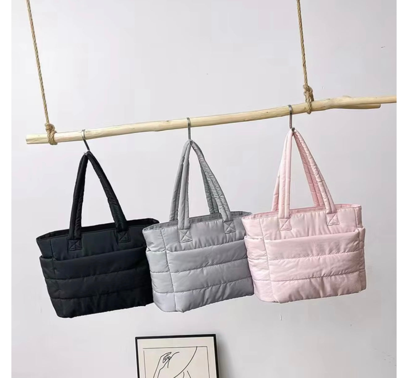 Lucien Puffer Tote bag