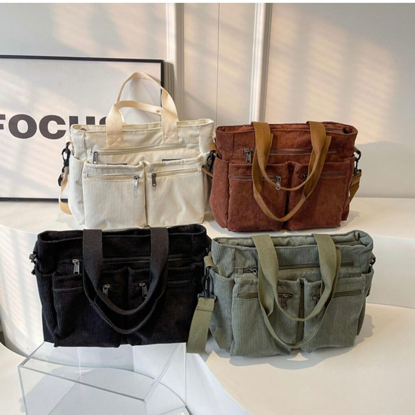 The Corduroy Utility Tote