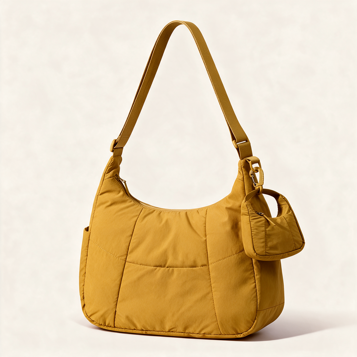 Zara Quilted Hobo Bag