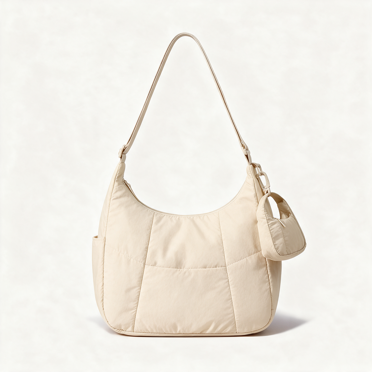 Zara Quilted Hobo Bag