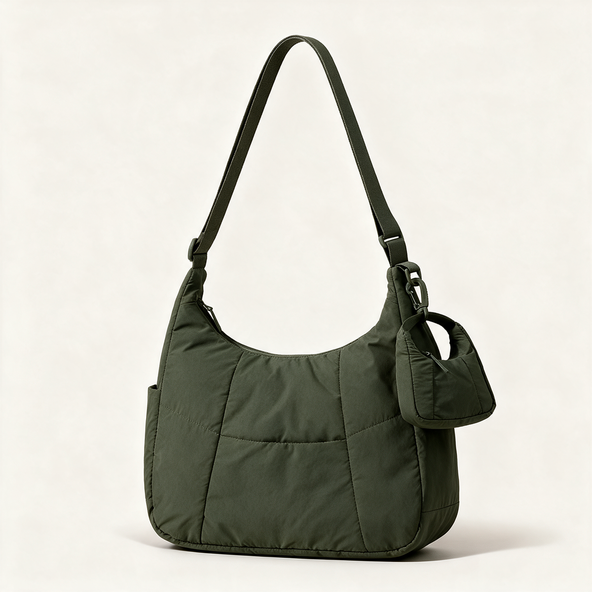 Zara Quilted Hobo Bag