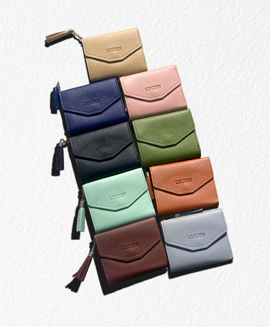 lucien multi color wallet