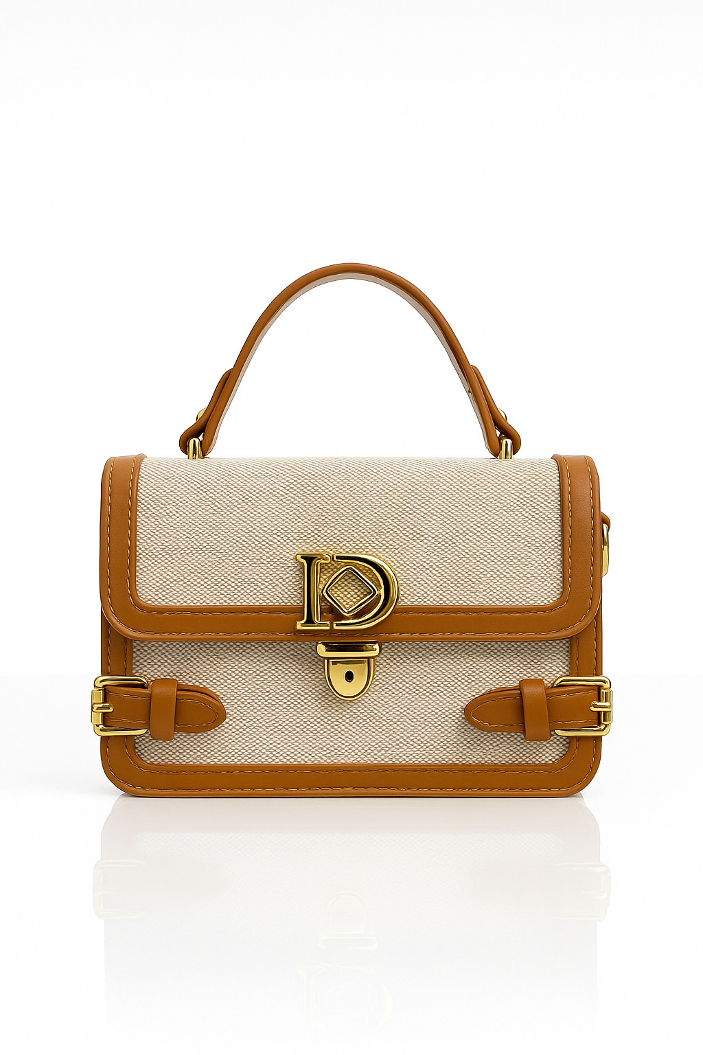 Heritage Buckle Canvas Satchel