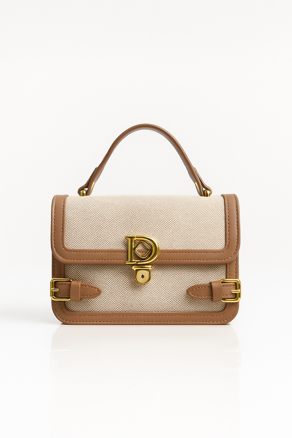 Heritage Buckle Canvas Satchel
