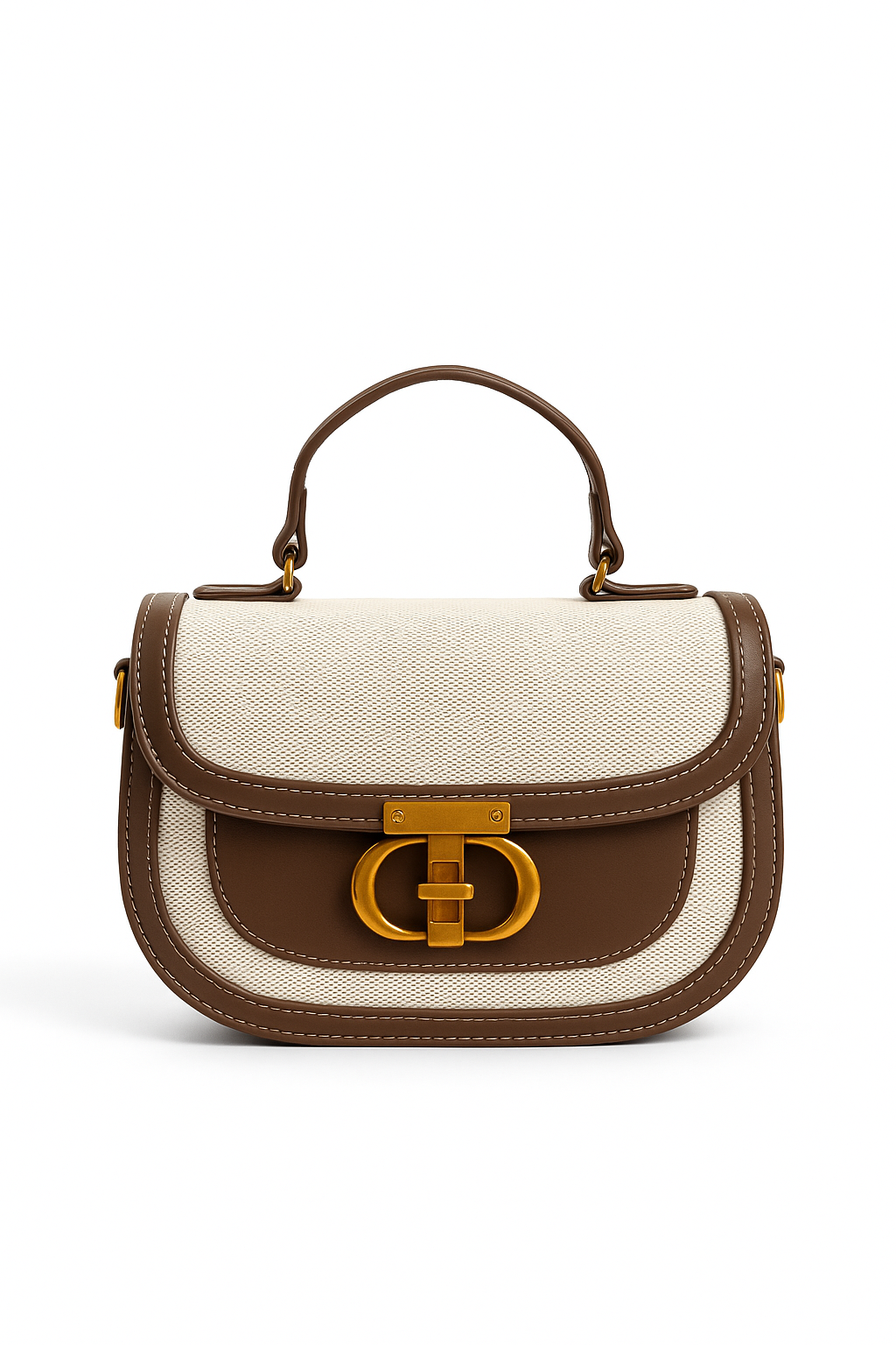 Couture Saddle Canvas Mini Bag