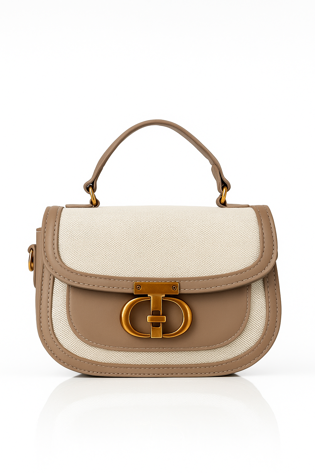 Couture Saddle Canvas Mini Bag