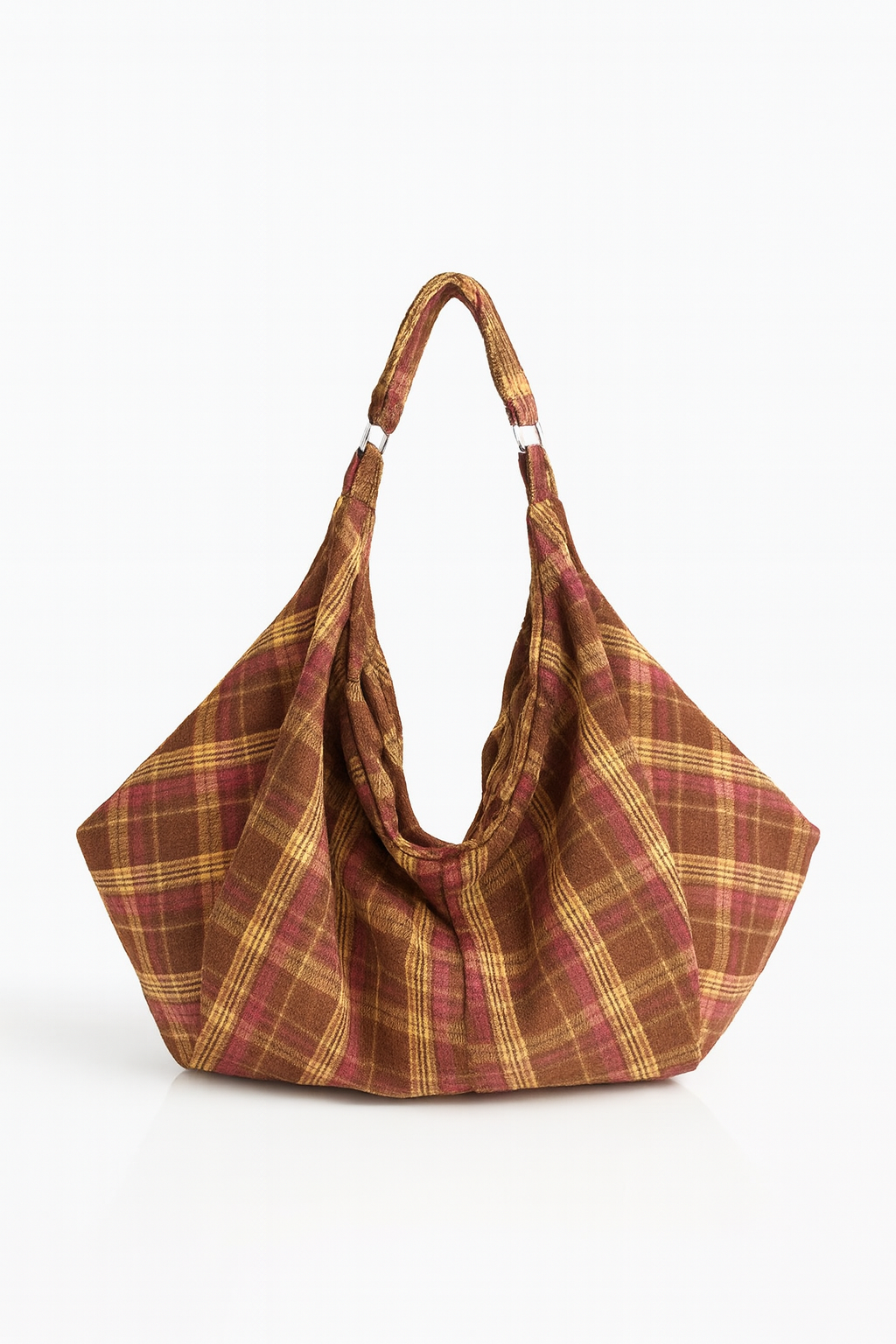 The Verona Plaid Slouch Bag