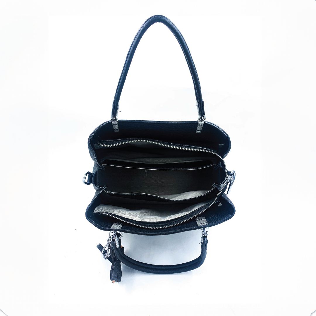 lucien pu polished Purse