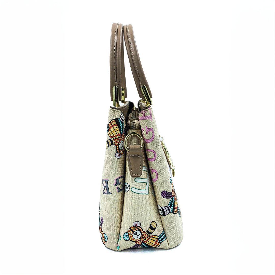 lucien graphic hand bag