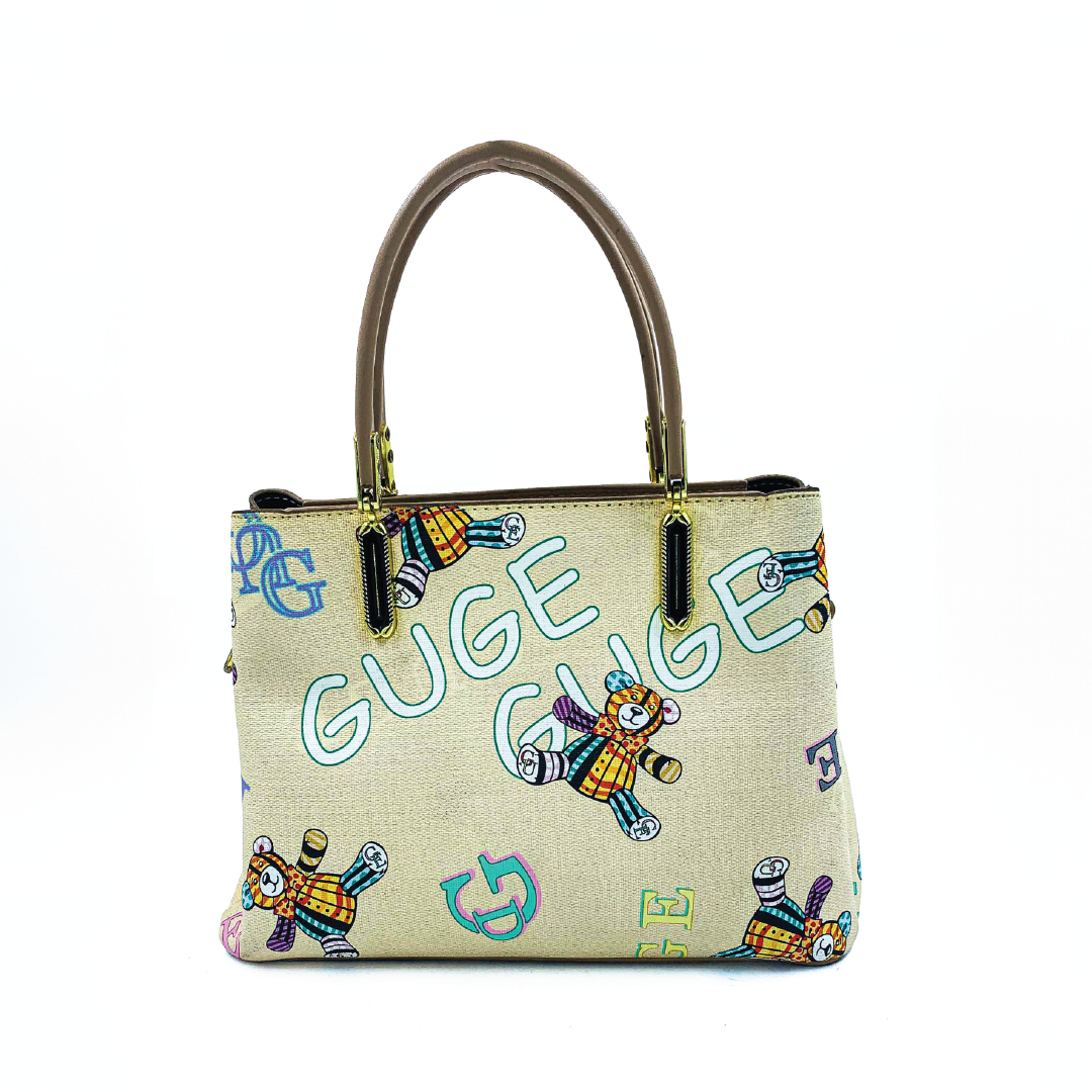 lucien graphic hand bag