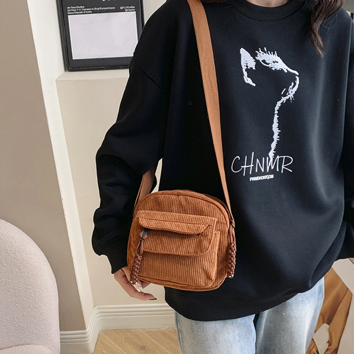 Corduroy Crossbody