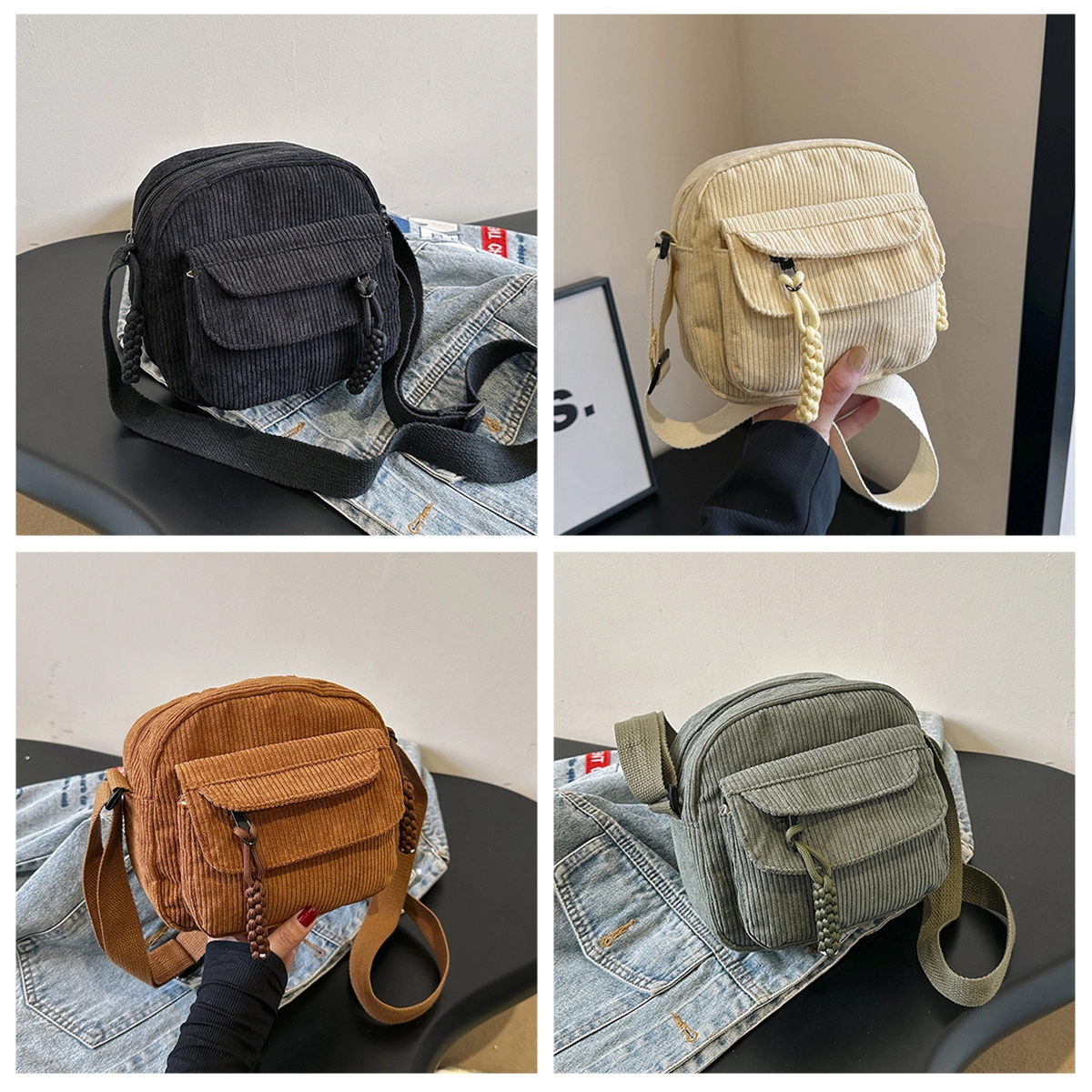Corduroy Crossbody
