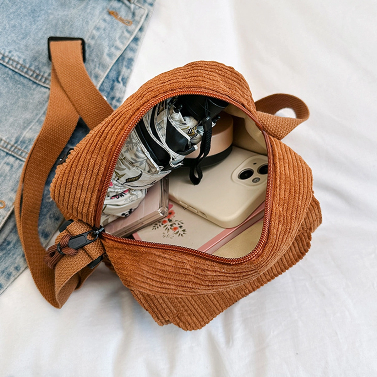 Corduroy Crossbody