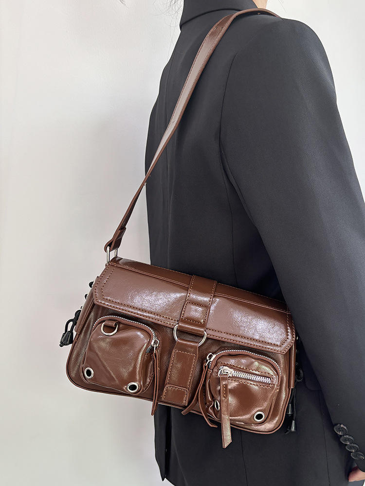 Eclipse Utility Bag — vegan leather utility bag for women