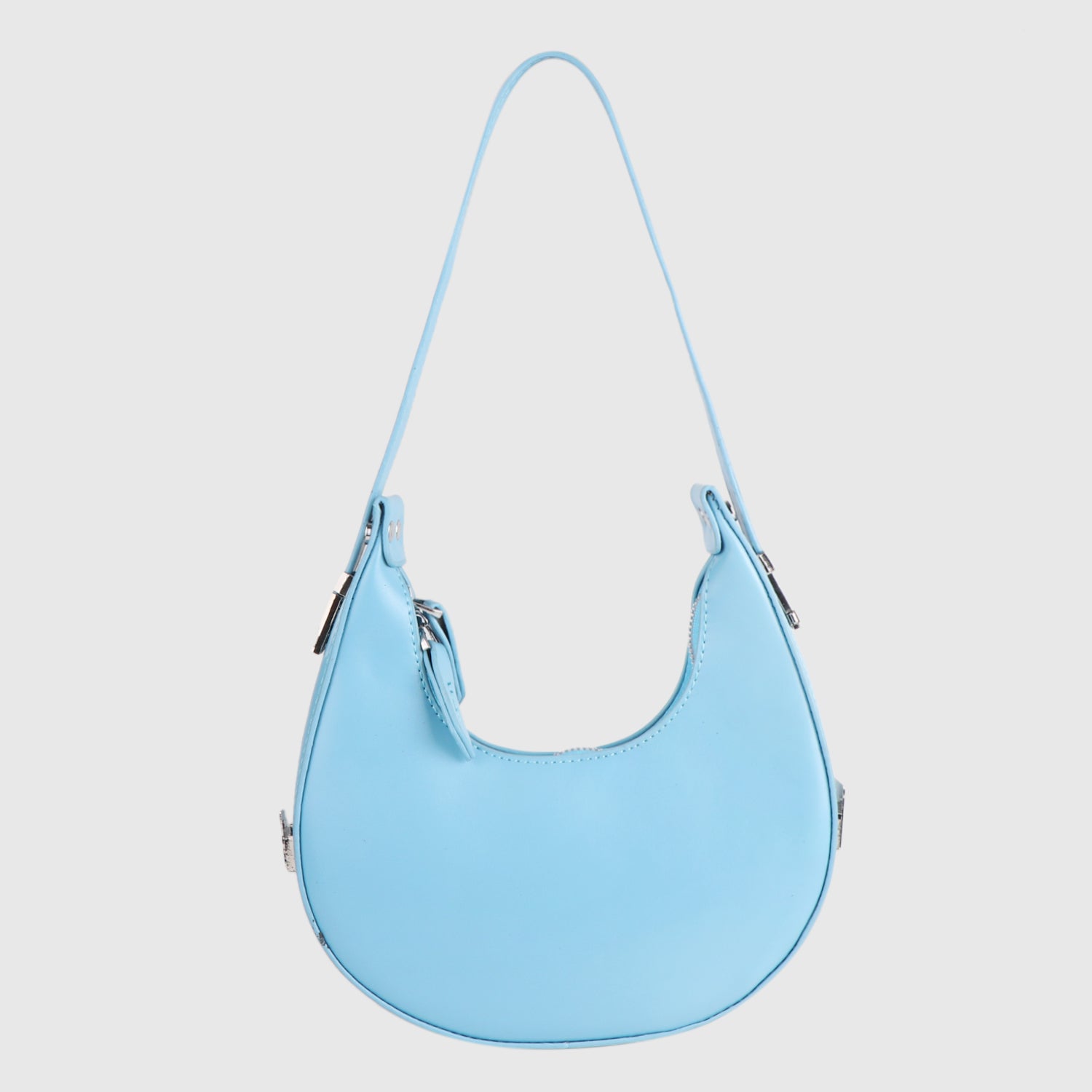 Lime Glow Crescent Bag
