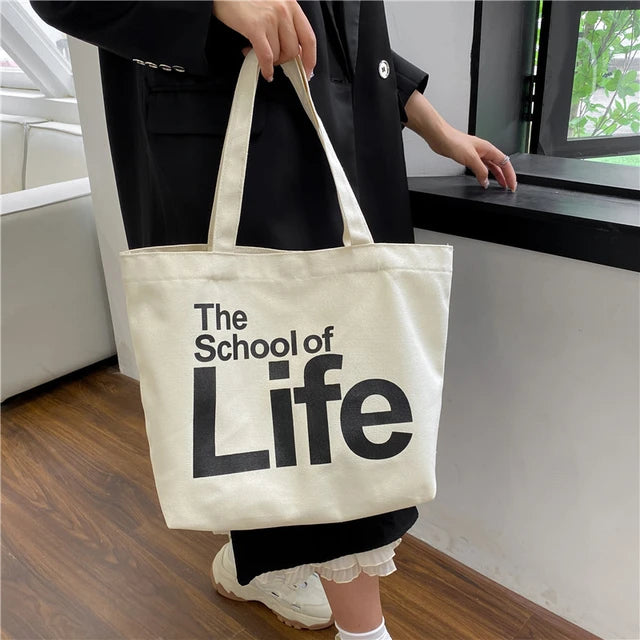 lucien canvas companion tote bag