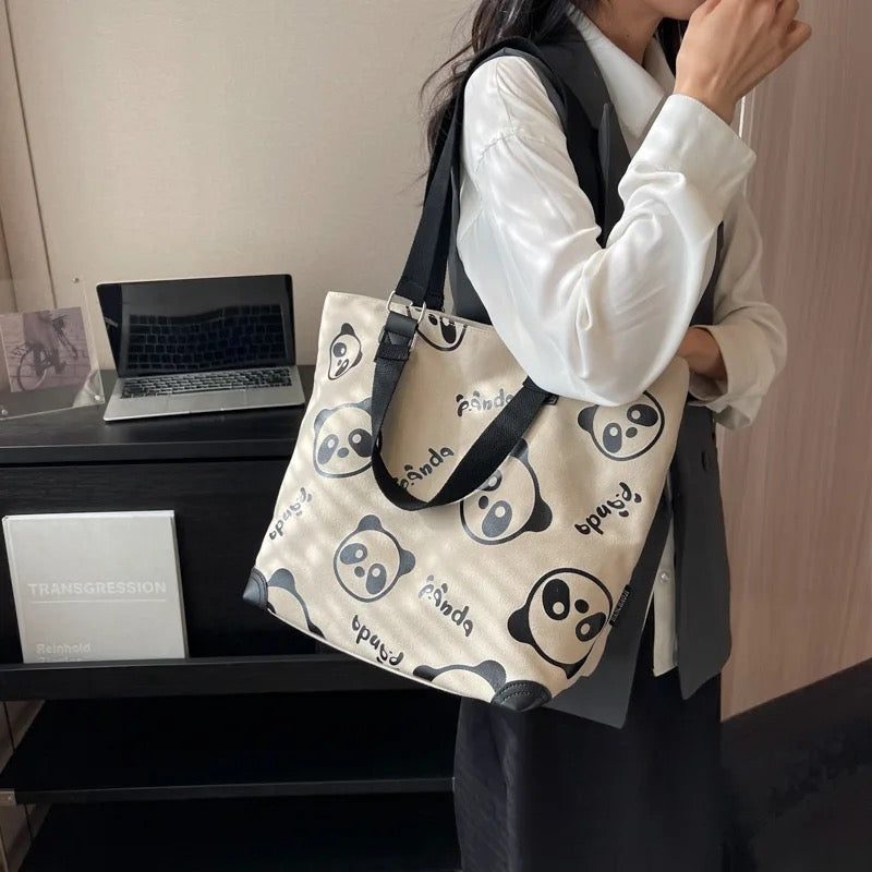 Lucien Panda Tote bag