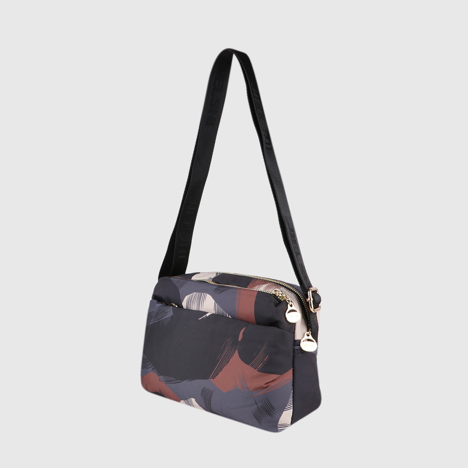 Lucien Nylon Floral Sling bag