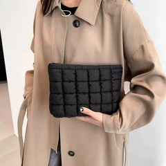 Verde Quilted Clutch