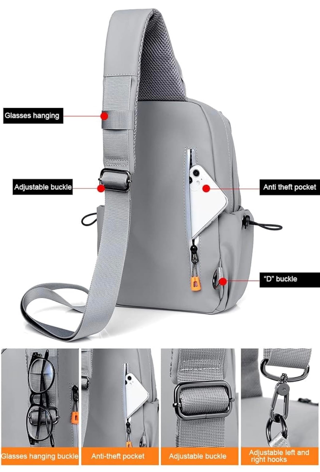 Mini Antitheft Crossbody Bag