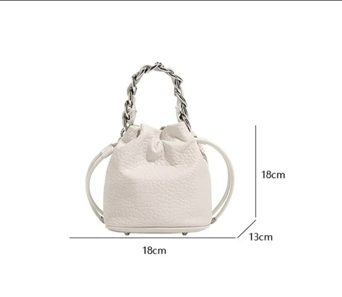 lucien satchel bucket bag